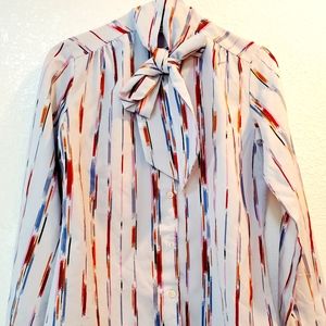 Vintage Lucky Winner Bow Tie Button Up Artistry